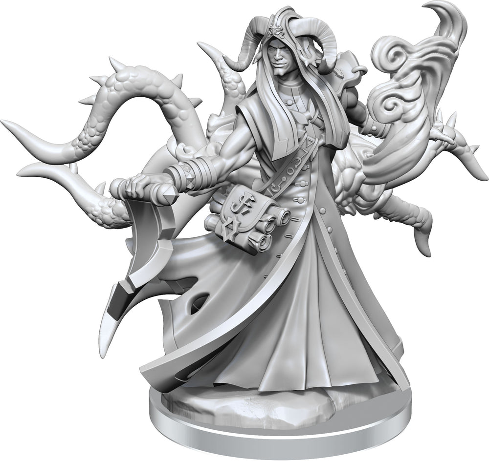 Dungeons and Dragons Frameworks: Tiefling Warlock Male