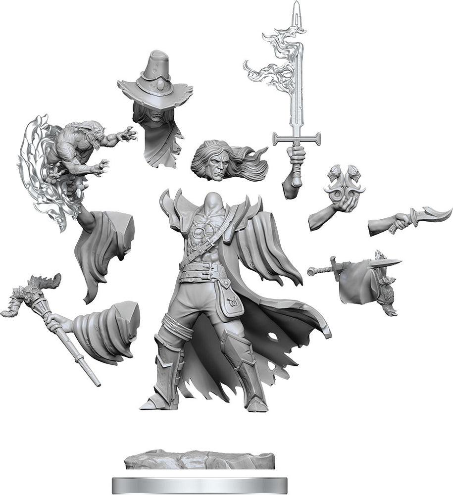 Dungeons and Dragons Frameworks: Human Warlock Male