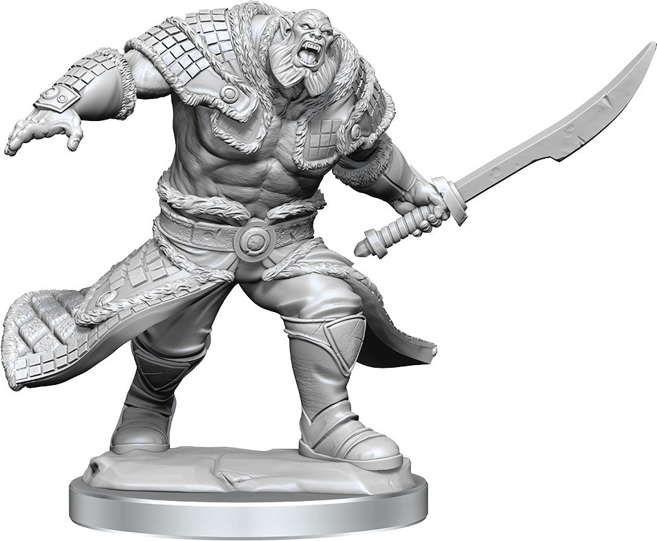 Magic the Gathering Unpainted Miniatures: Zurgo Helmsmasher and Unyielding Krumar