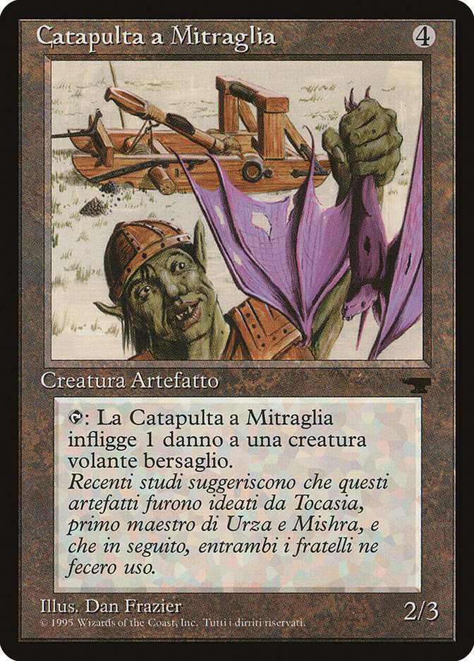 Grapeshot Catapult (Italian) - "Catapulta a Mitraglia" [Rinascimento]