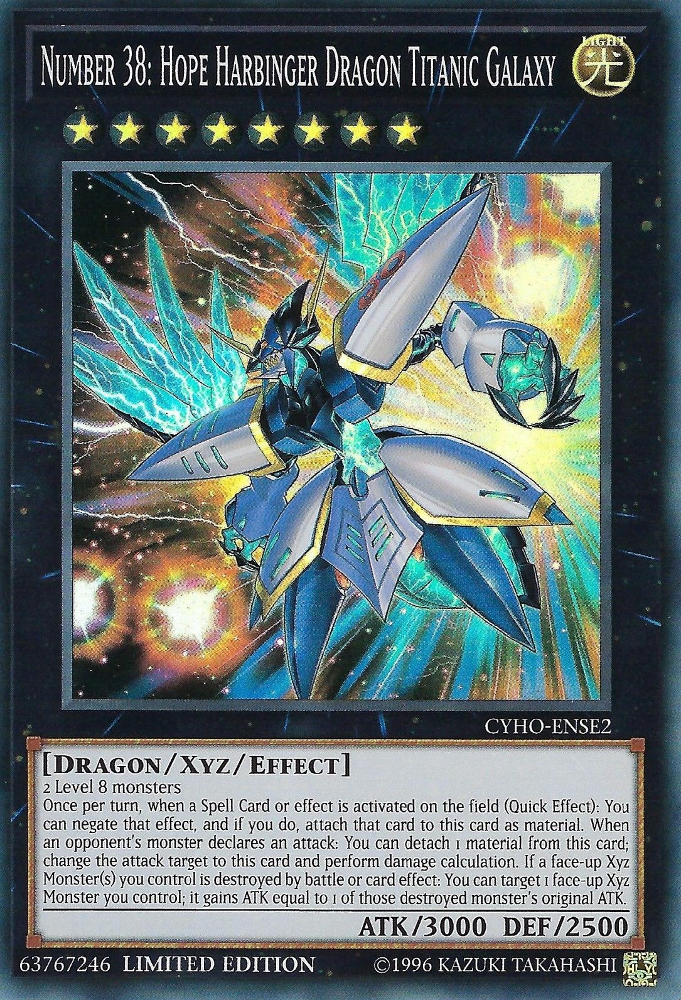yugioh cybernetic horizon card list price Yu-Gi-Oh! - Gouki The Giant Ogre - CYHO-EN039 - Rare - 1st Edition except Fusion Monsters Number 38: Hope Harbinger Dragon