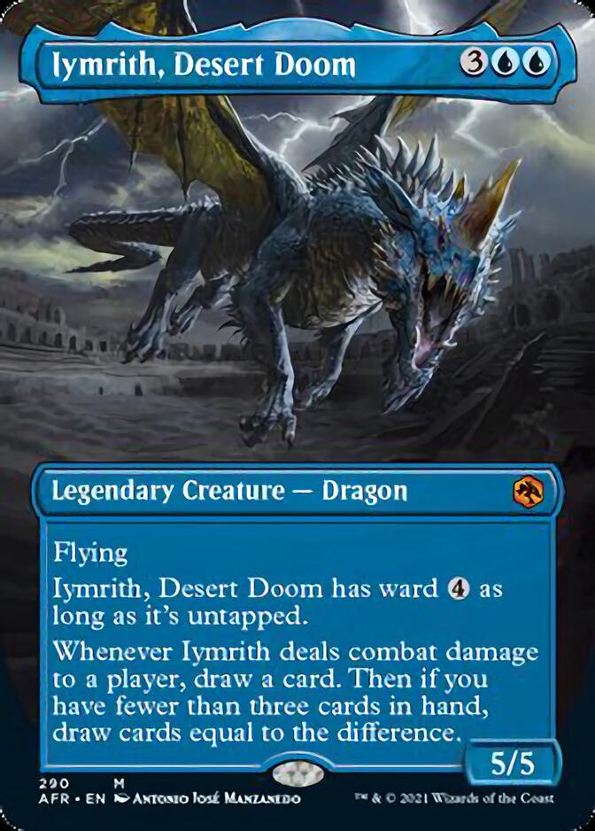 Iymrith, Desert Doom (Borderless Alternate Art) [Dungeons & Dragons: A