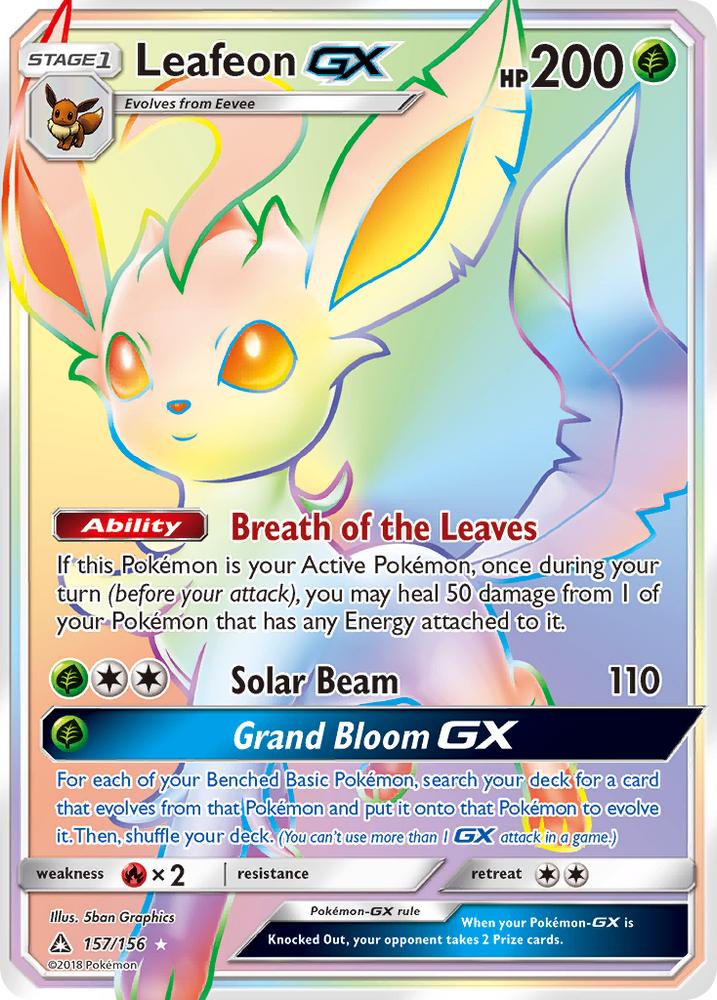 Leafeon GX (157/156) [Sun & Moon: Ultra Prism]