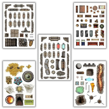 Add-On Scenery for Rpg Battle Maps: Dungeon Decorations