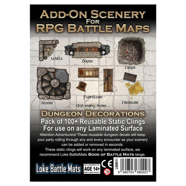 Add-On Scenery for Rpg Battle Maps: Dungeon Decorations