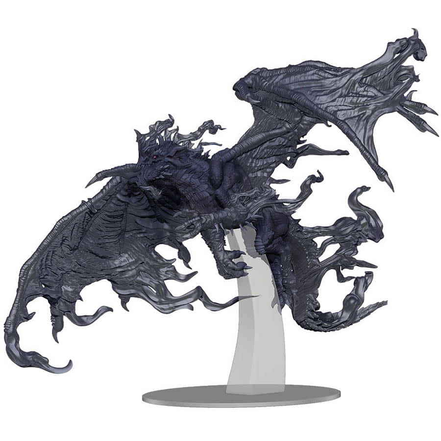 Dungeons And Dragons Miniatures: Icons Of The Realms: Adult Blue Shadow Dragon Premium Figure