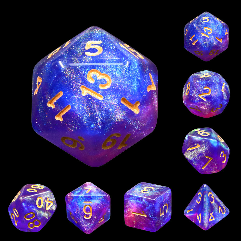 Dice 7ct Blue Enchantress