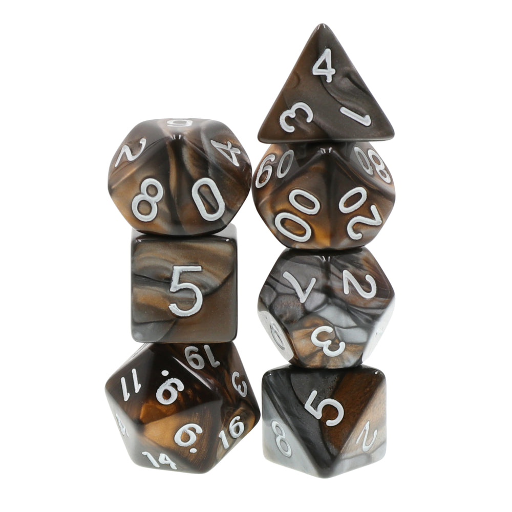 Dice 7ct Gold and Silver