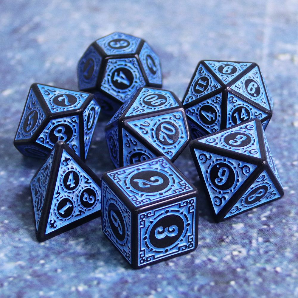 Dice 7ct Magic Flame Blue