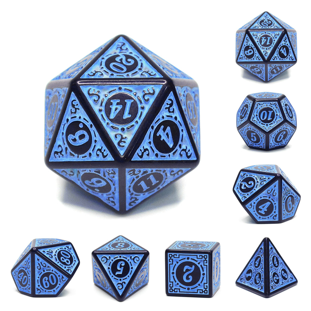 Dice 7ct Magic Flame Blue