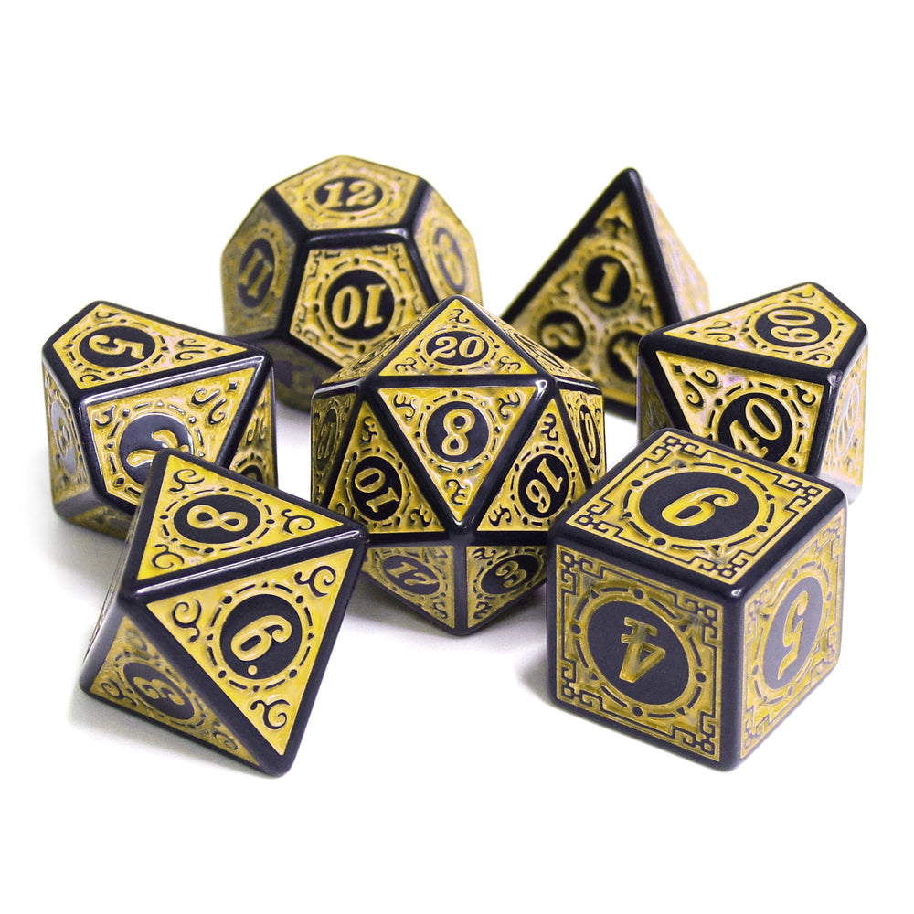 Dice 7ct Magic Flame Yellow