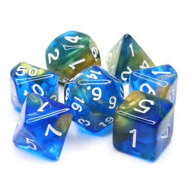 Dice 7ct Starry Night