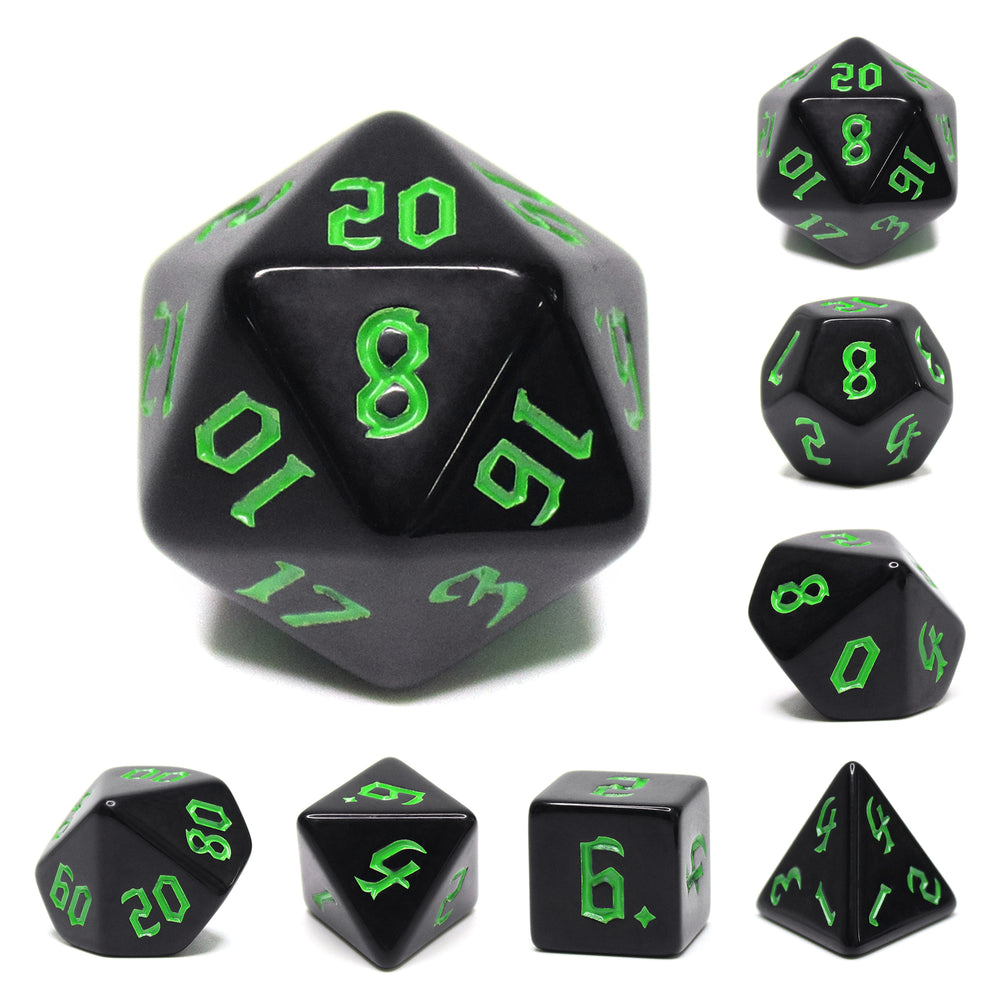 Dice 7ct Tech Green
