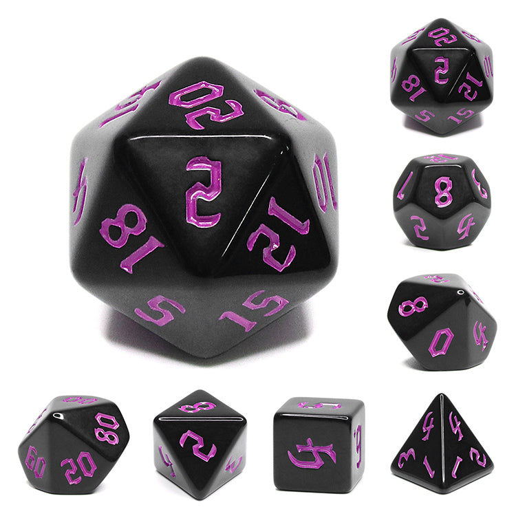 Dice 7ct Tech Purple