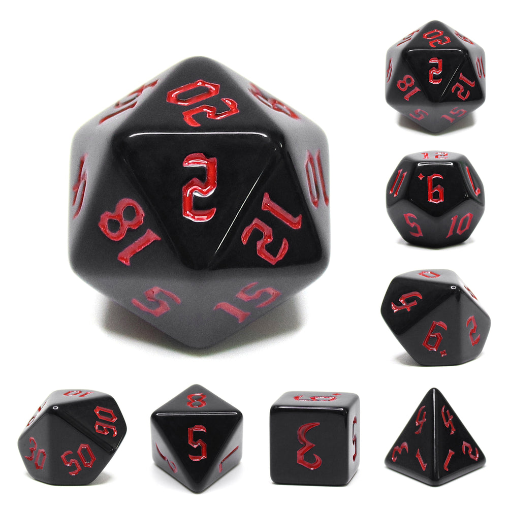 Dice 7ct Tech Red