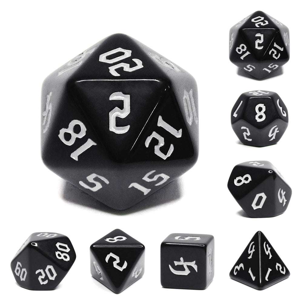 Dice 7ct Tech White