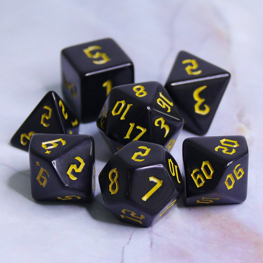 Dice 7ct Tech Yellow