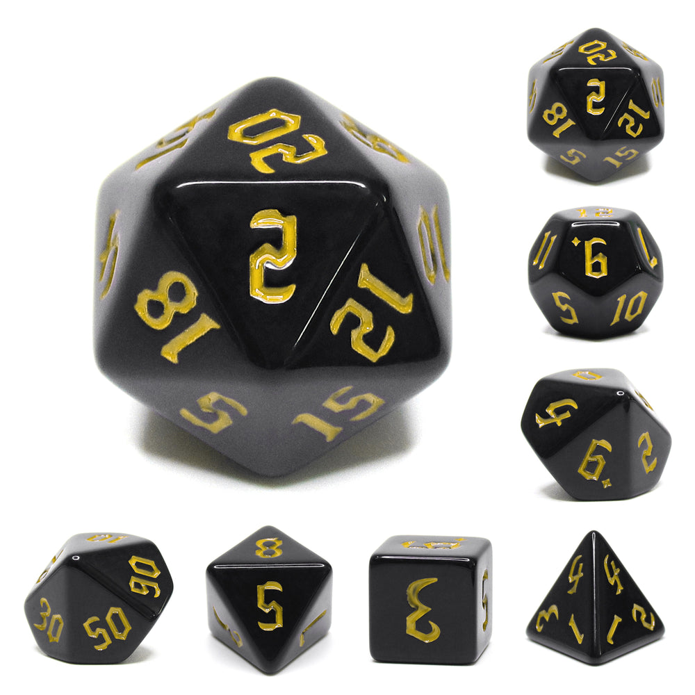 Dice 7ct Tech Yellow
