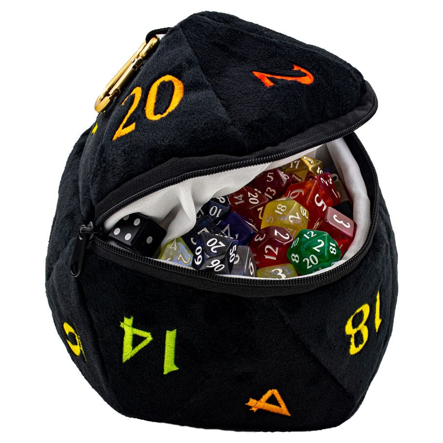 Dice Bag: d20 Plush: Rainbow