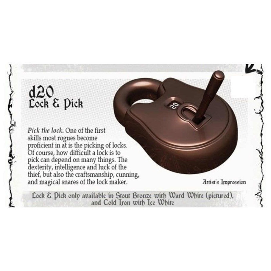 Dice: d20 Lock & Pick: Stout BZ/ Ward White