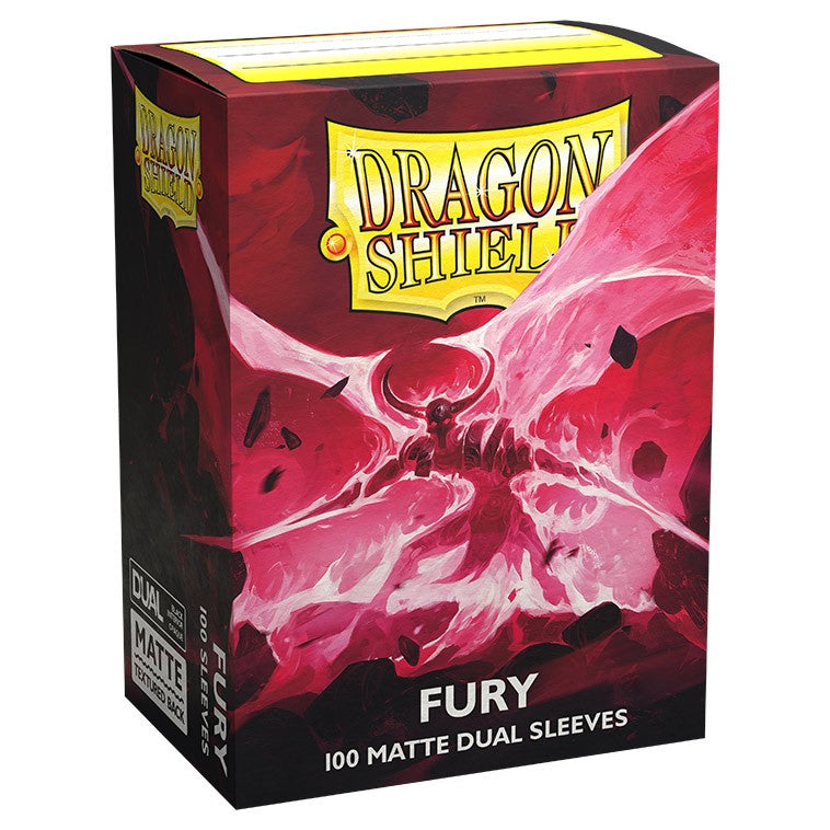 Dragon Shield Dual Sleeves: Matte Fury (Box Of 100)