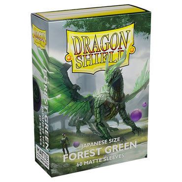 Dragon Shield Sleeves: Japanese Matte Forest Green (Box Of 60)