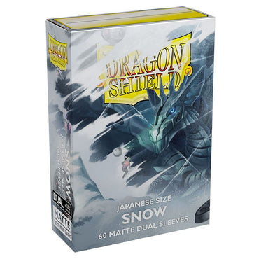 Dragon Shields: Japanese Dual Sleeves: Matte Snow 60ct