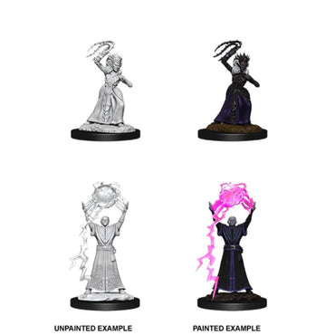 Dungeons and Dragons: Nolzur's Marvelous Unpainted Miniatures: Drow Mage and Drow Priestess