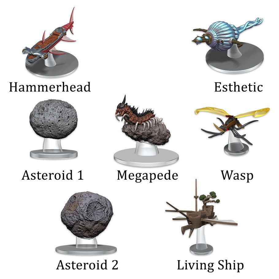 Dungeons And Dragons: Icons Of The Realms: Spelljammer Adventures In Space: Ship Scale: Asteroid Encounters