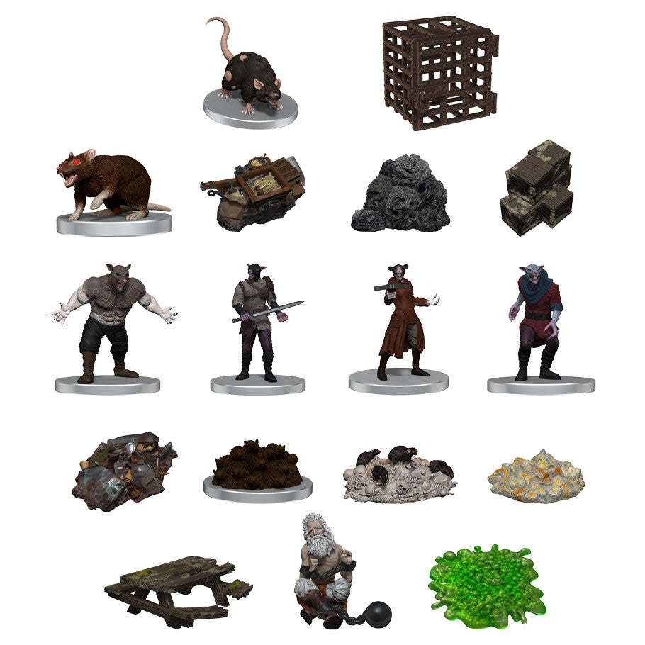 Dungeons And Dragons Miniatures: Icons Of The Realms: Adventure In A Box: Wererat Den