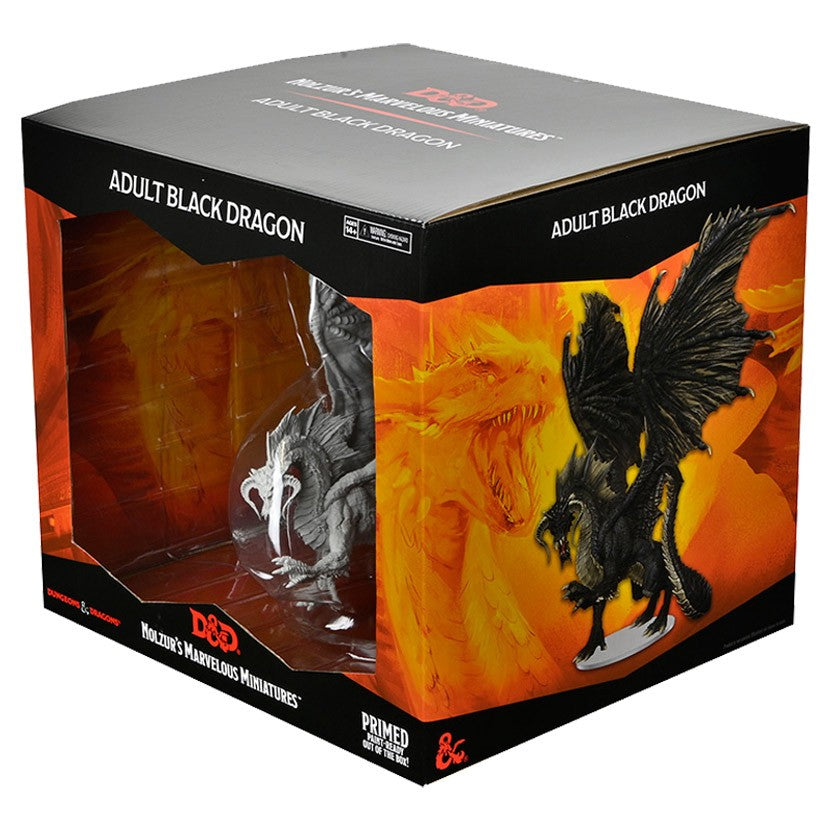 Dungeons And Dragons Nolzur's Marvelous Miniatures: Adult Black Dragon