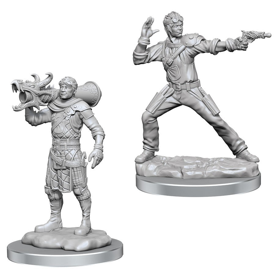 Dungeons And Dragons Nolzur's Marvelous Miniatures: W19 Human Artificer & Human Apprentice