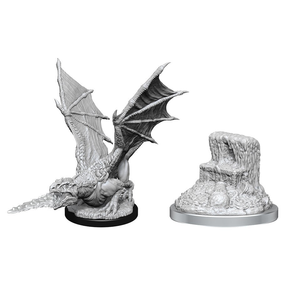 Dungeons And Dragons Nolzur's Marvelous Miniatures: W19 White Dragon Wyrmling
