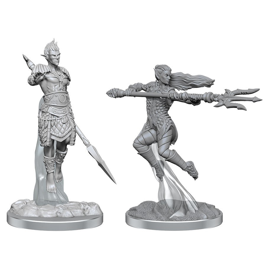 Dungeons And Dragons Nolzur's Marvelous Miniatures: W20 Sea Elf Fighters