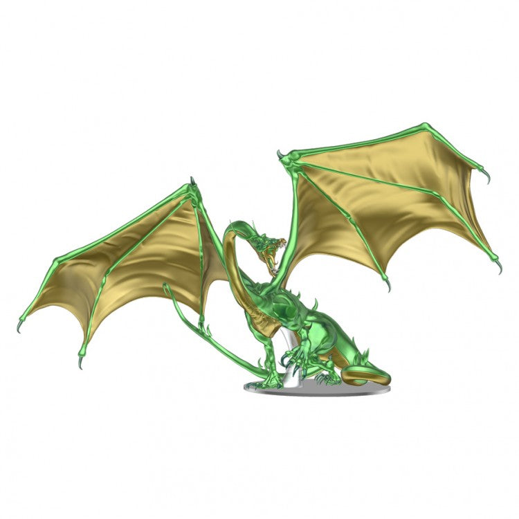 Dungeons & Dragons: Icon of Realms: Adult Emerald Dragon Premium Figure