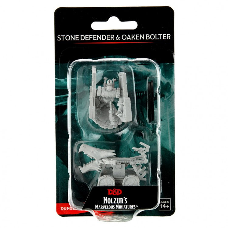 Dungeons and Dragons Nolzur`s Marvelous Miniatures Stone Defender & Bolter W15