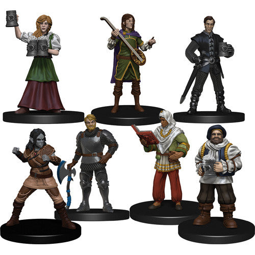 Dungeons and Dragons: Icons of The Realms Miniatures: Yawning Portal Inn: Friendly Faces Pack