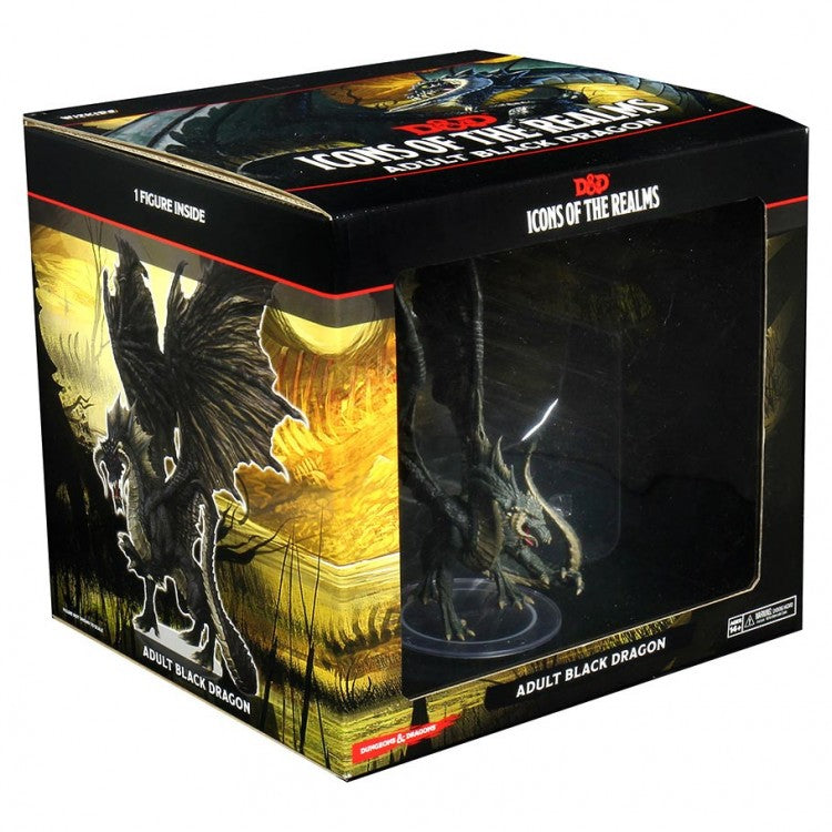 Dungeons and Dragons: Icons of the Realms: Premium: Adult Black Dragon