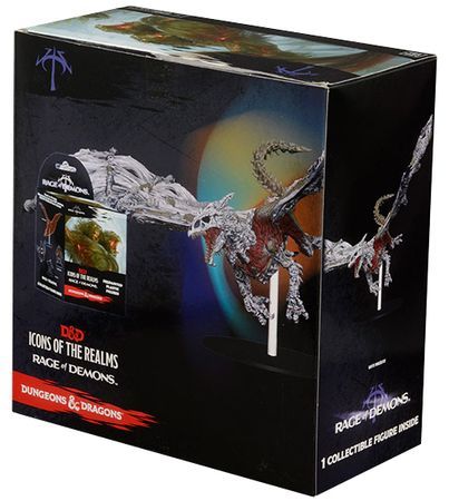 Dungeons and Dragons Miniatures: Icons of The Realms - Rage of Demons White Dracolich