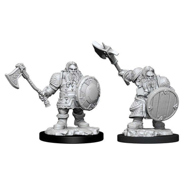 Dungeons and Dragons: Nolzur's Marvelous Unpainted Miniatures Male Dwarf Fighter