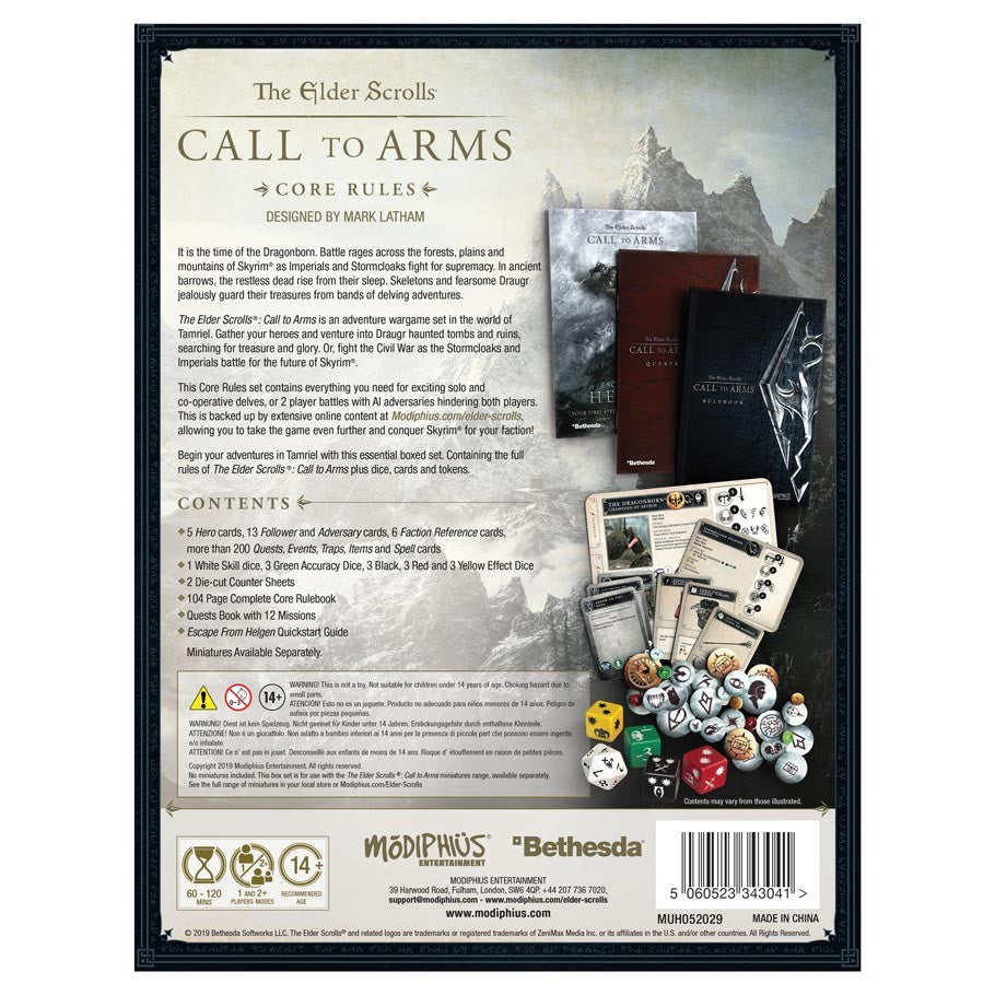 Elder Scrolls: Call to Arms Core Rules Box