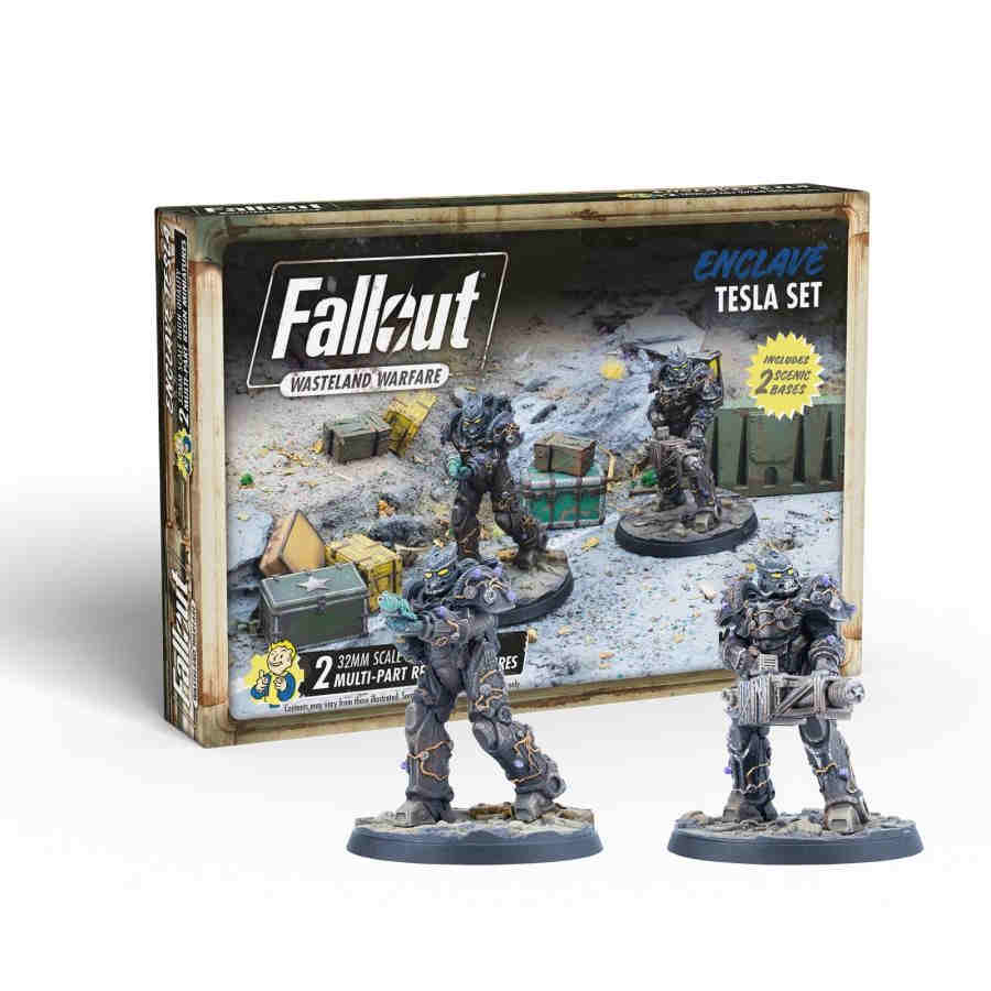 Fallout Wasteland Warfare: Enclave Tesla Set Expansion