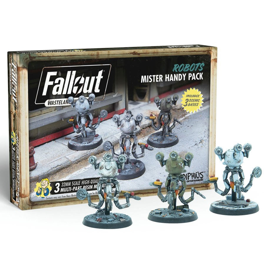 Fallout Wasteland Warfare: Robots: Mister Handy Pack