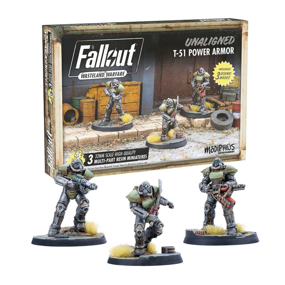 Fallout Wasteland Warfare: Unaligned T-51 Power Armor