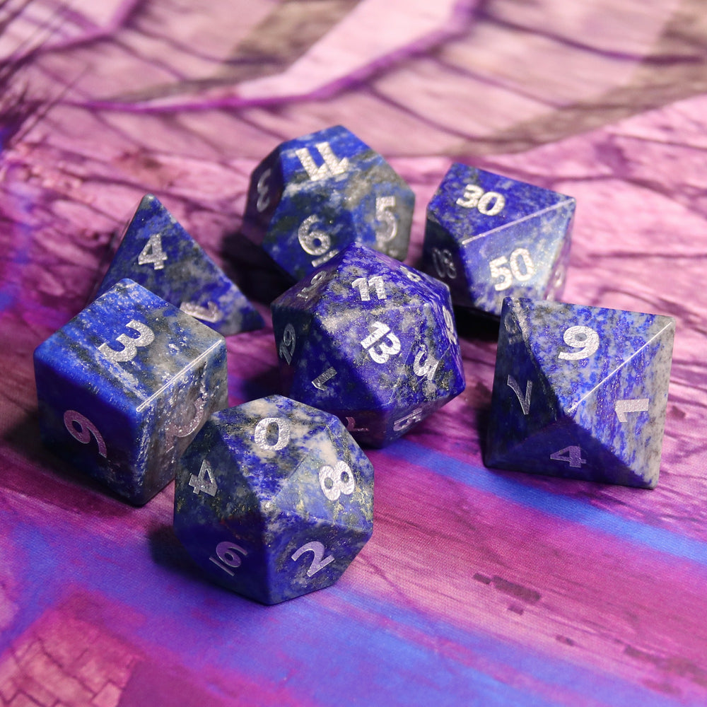 Gemstone Dice - 7ct Lazurite
