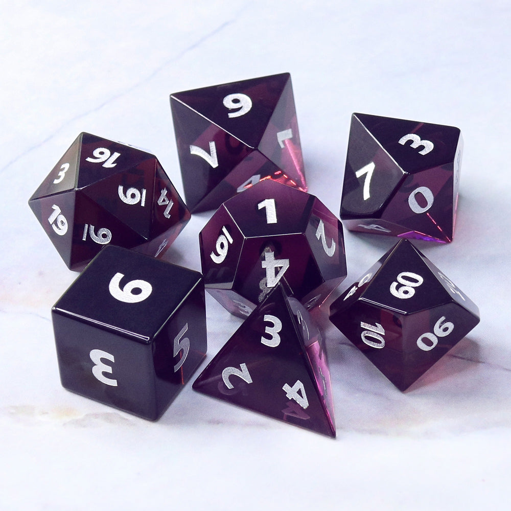 Gemstone Dice - 7ct Mysterious Night
