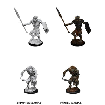 Dungeons and Dragons: Nolzur's Marvelous Unpainted Miniatures: Gnoll and Gnoll Flesh Gnawer