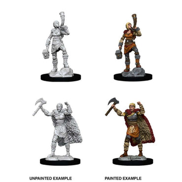 Dungeons and Dragons: Nolzur's Marvelous Unpainted Miniatures: Female Human Barbarian