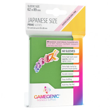 Prime Japanese Sized Sleeves Green