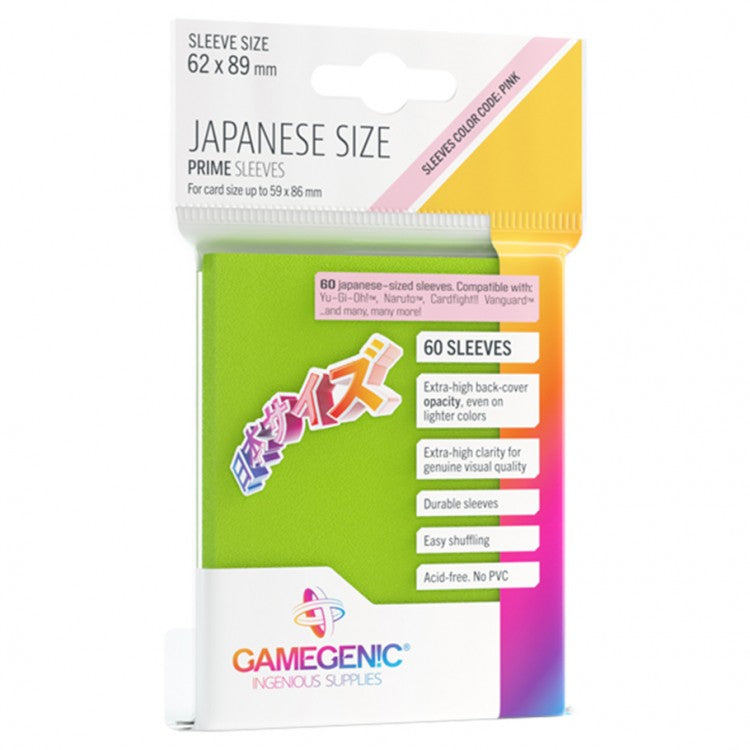 Prime Japanese Sized Sleeves Lime